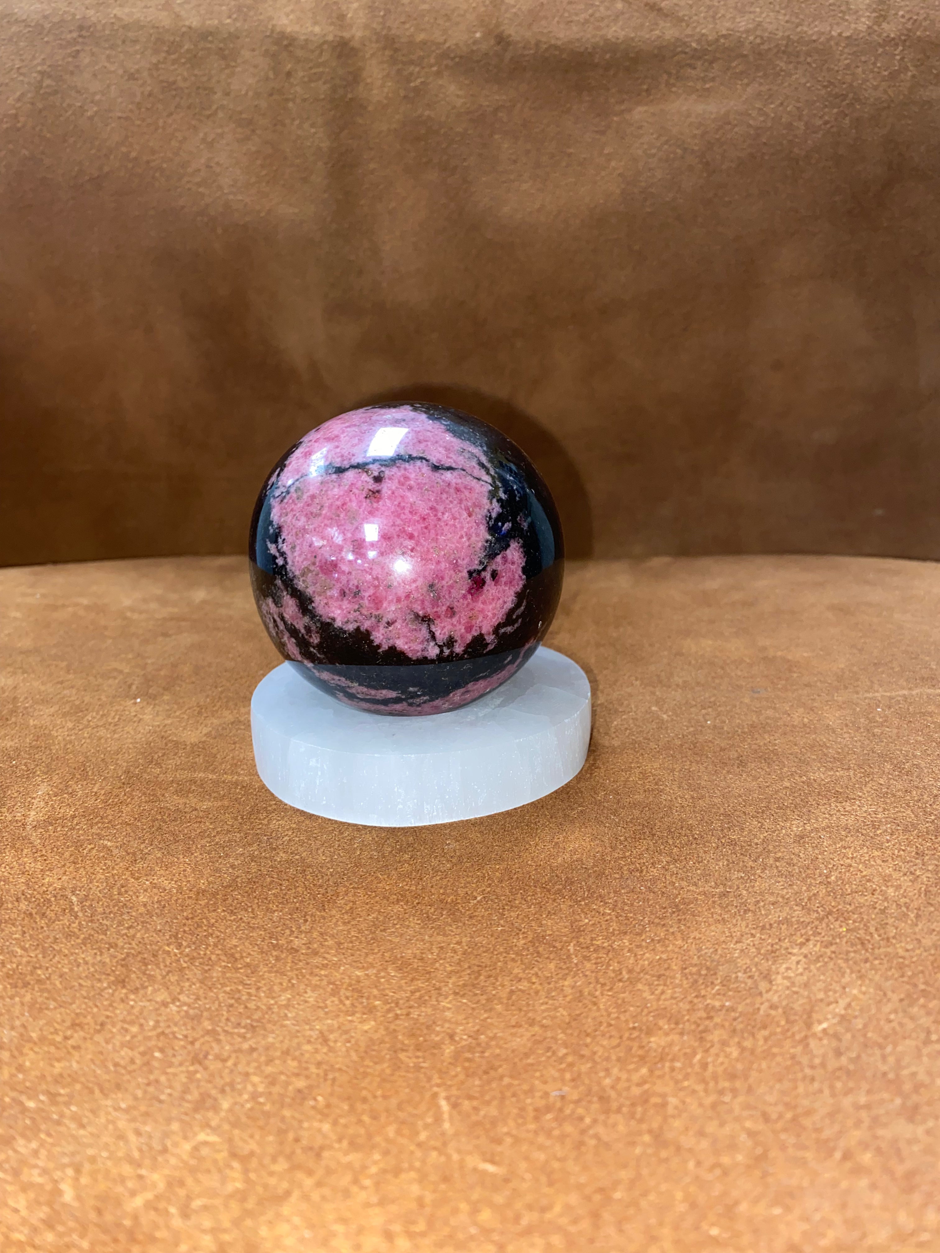 Small Rhodonite Sphere