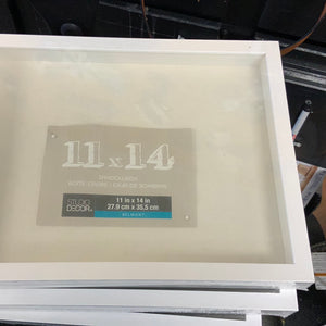 Shadow Box White 11 by 14