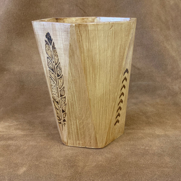 Native American Wood Bowl Handmade