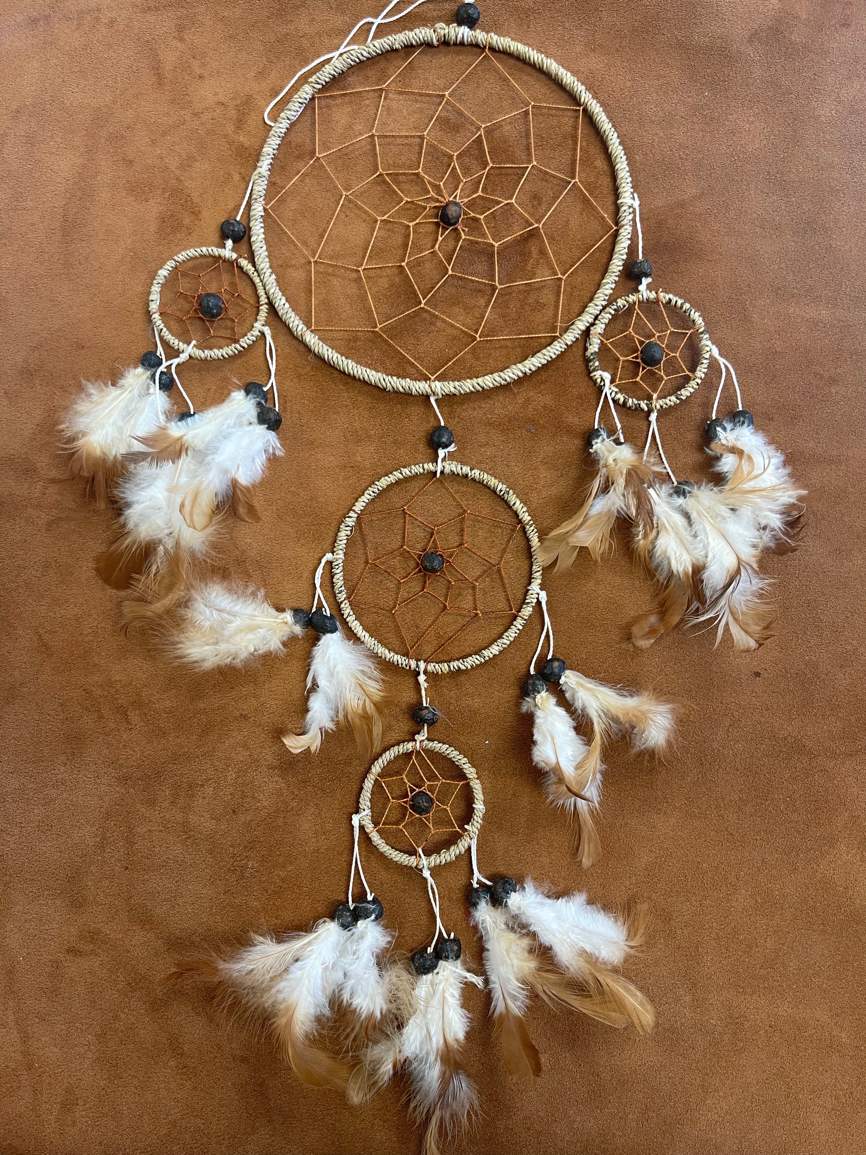 Hemp dreamcatcher 5pc