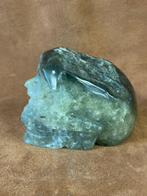 Prehnite skull