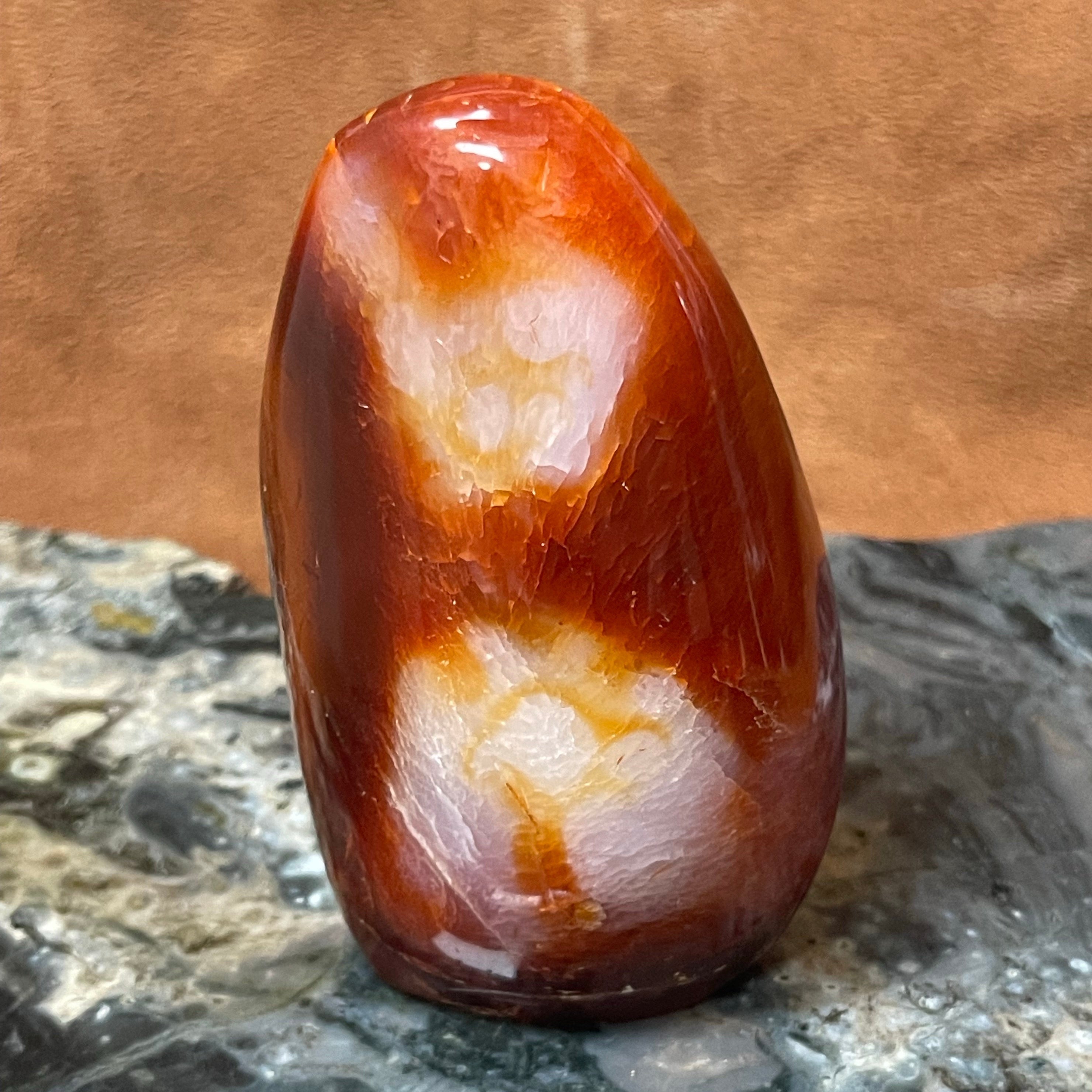 Carnelian free form 3.5”