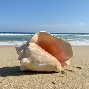 Pink Conch Horn Shell For Craft Or Home Decor
