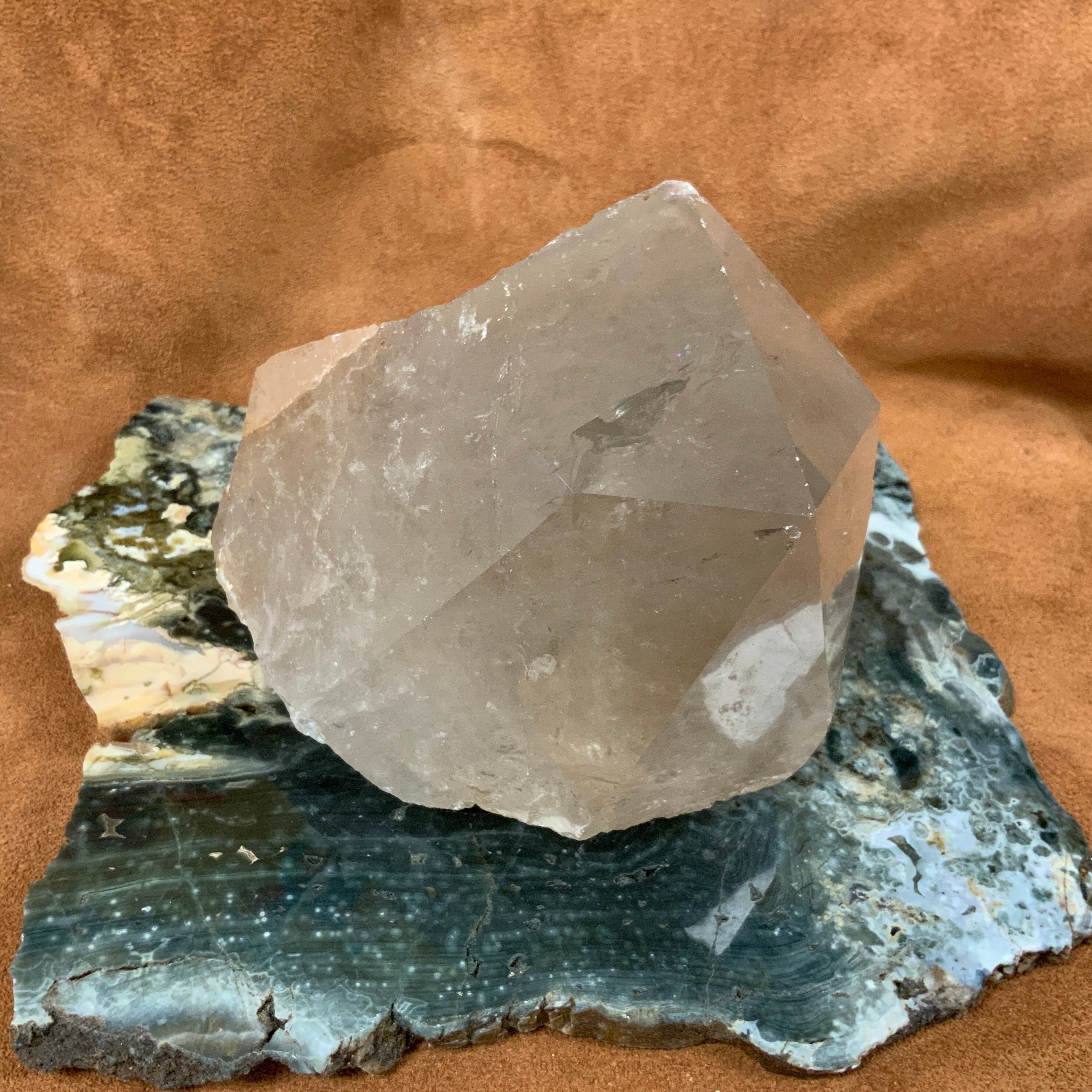 Smokey Quartz Point 3lbs 10 oz