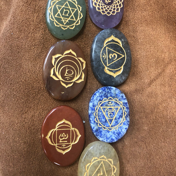 Set Of 7 Chakra Stones Collection