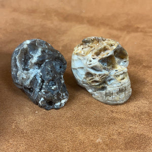 Sphalerite Gemstone Skull