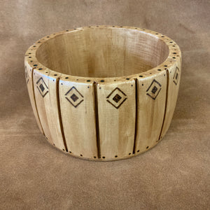 Native American Wood Bowl Handmade