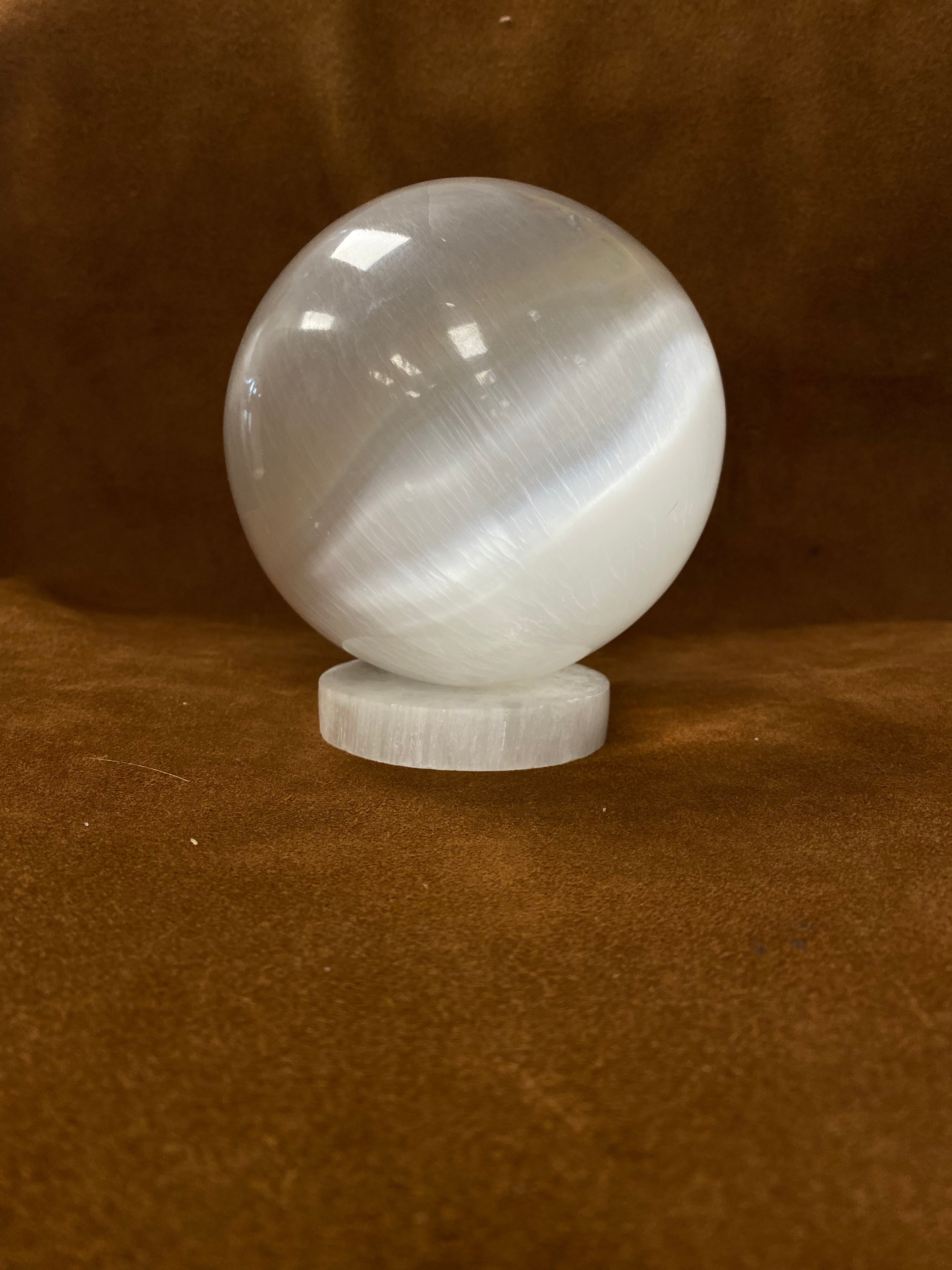 Large Selenite Sphere