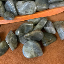 Labradorite Peacock Blue tumbled