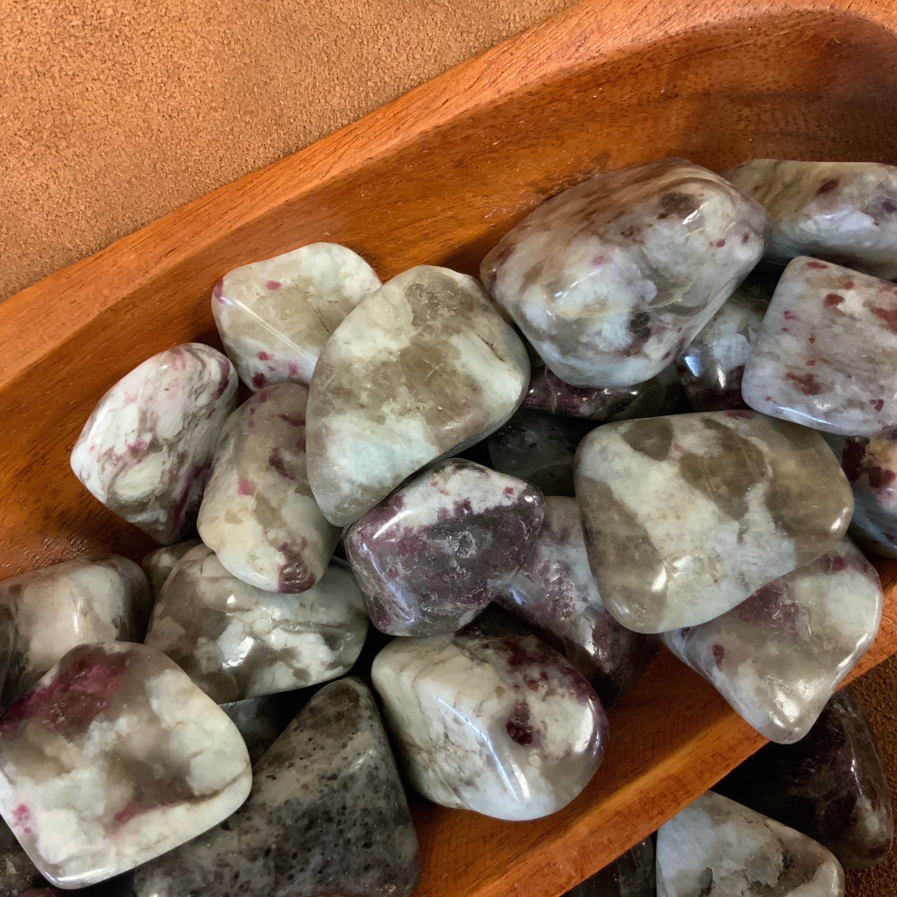 Ruby Tourmaline Tumbled LG