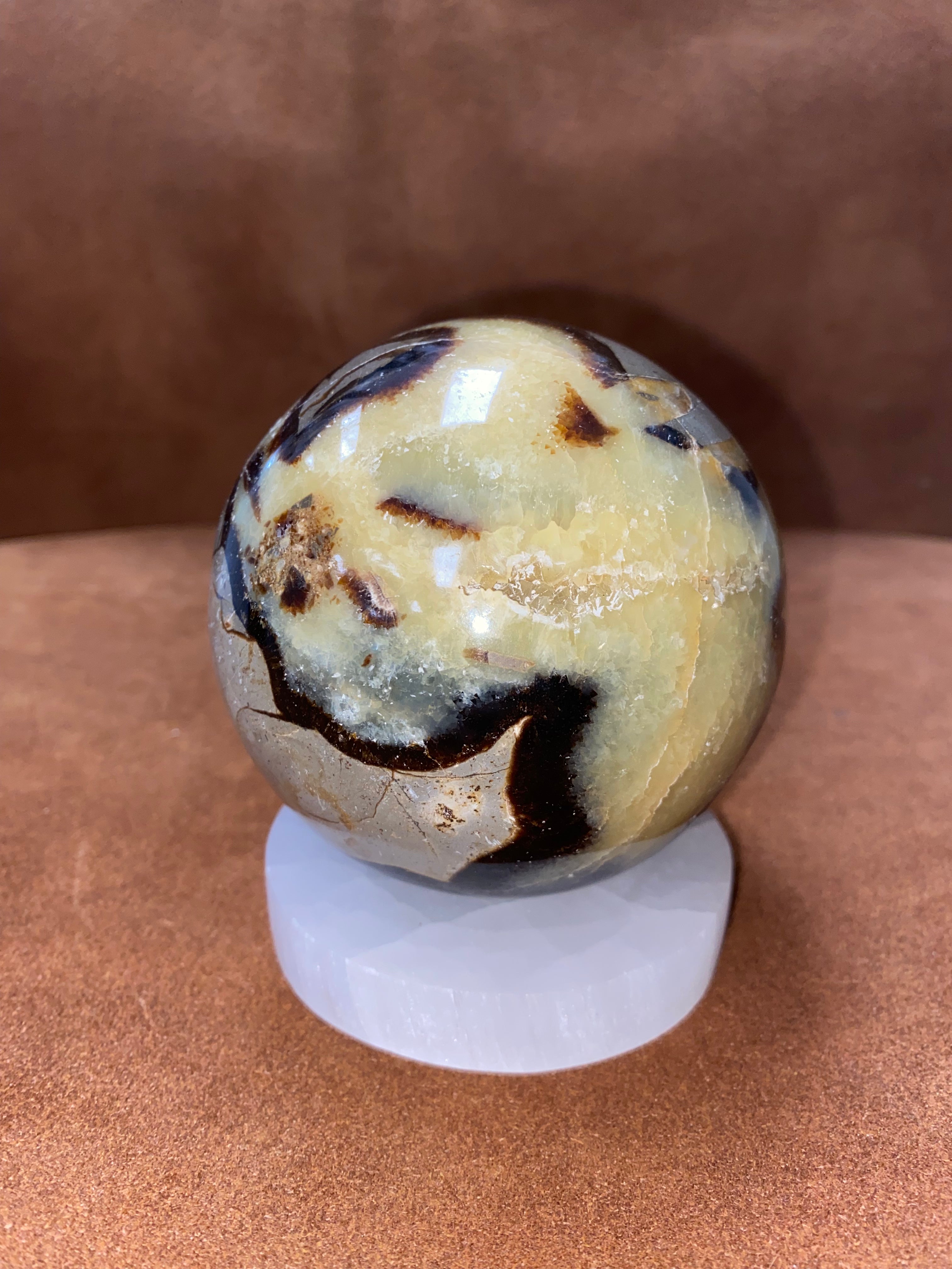 Med Septarian Sphere