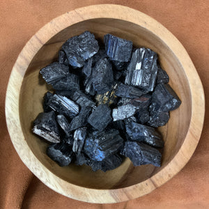 Small Black Tourmaline Gemstone For Good Luck