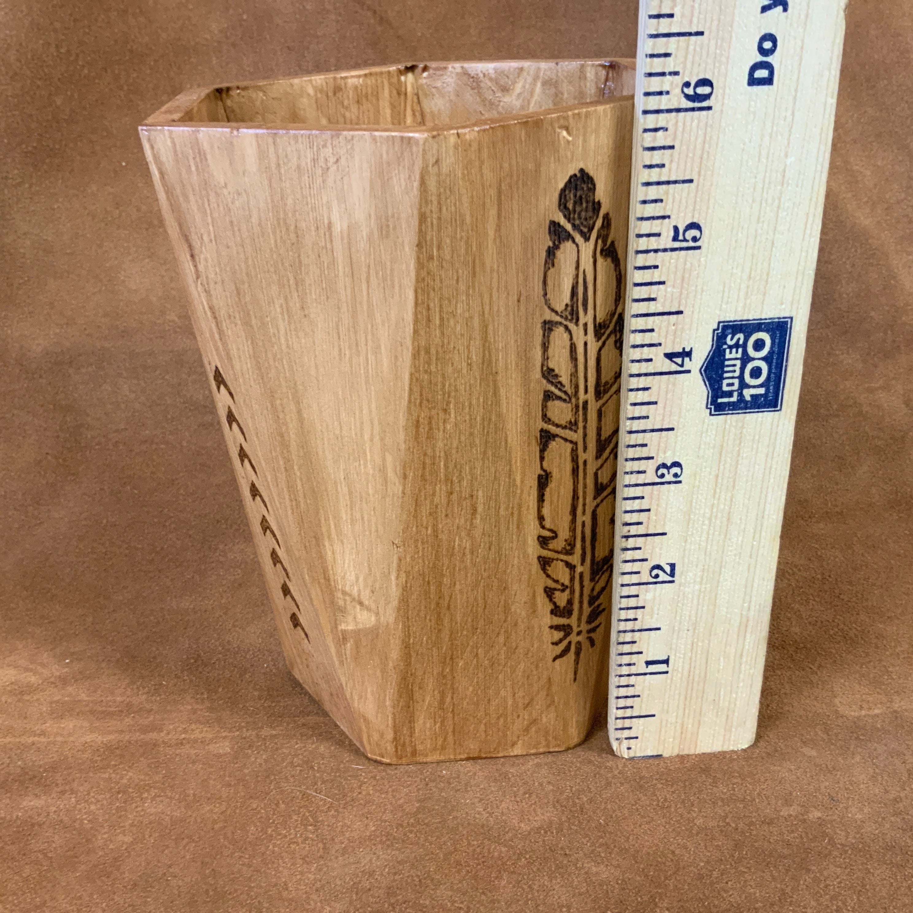 Native American Wood Bowl Handmade