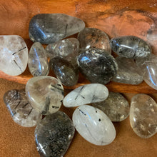 Tourmalated Quartz Tumbled Grade A