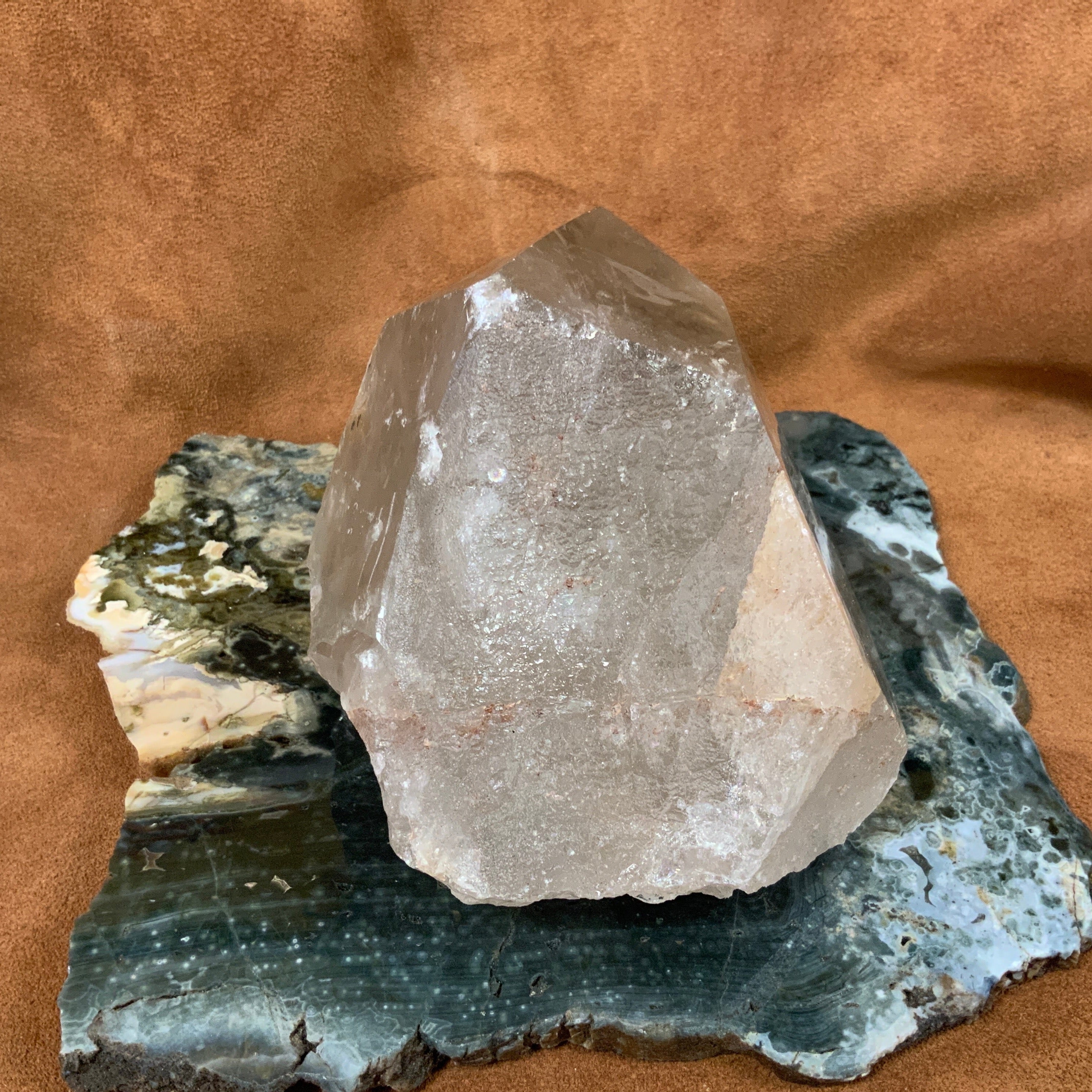 Smokey Quartz Point 3lbs 10 oz