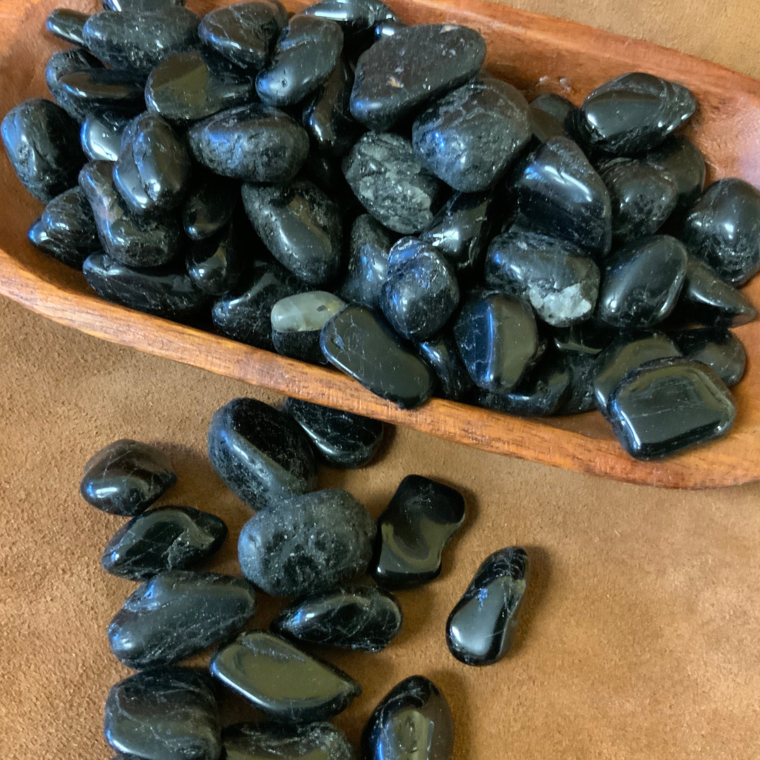 Black Tourmaline Tumbled
