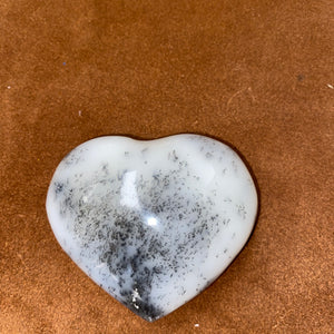 Small Dendritic Agate Heart