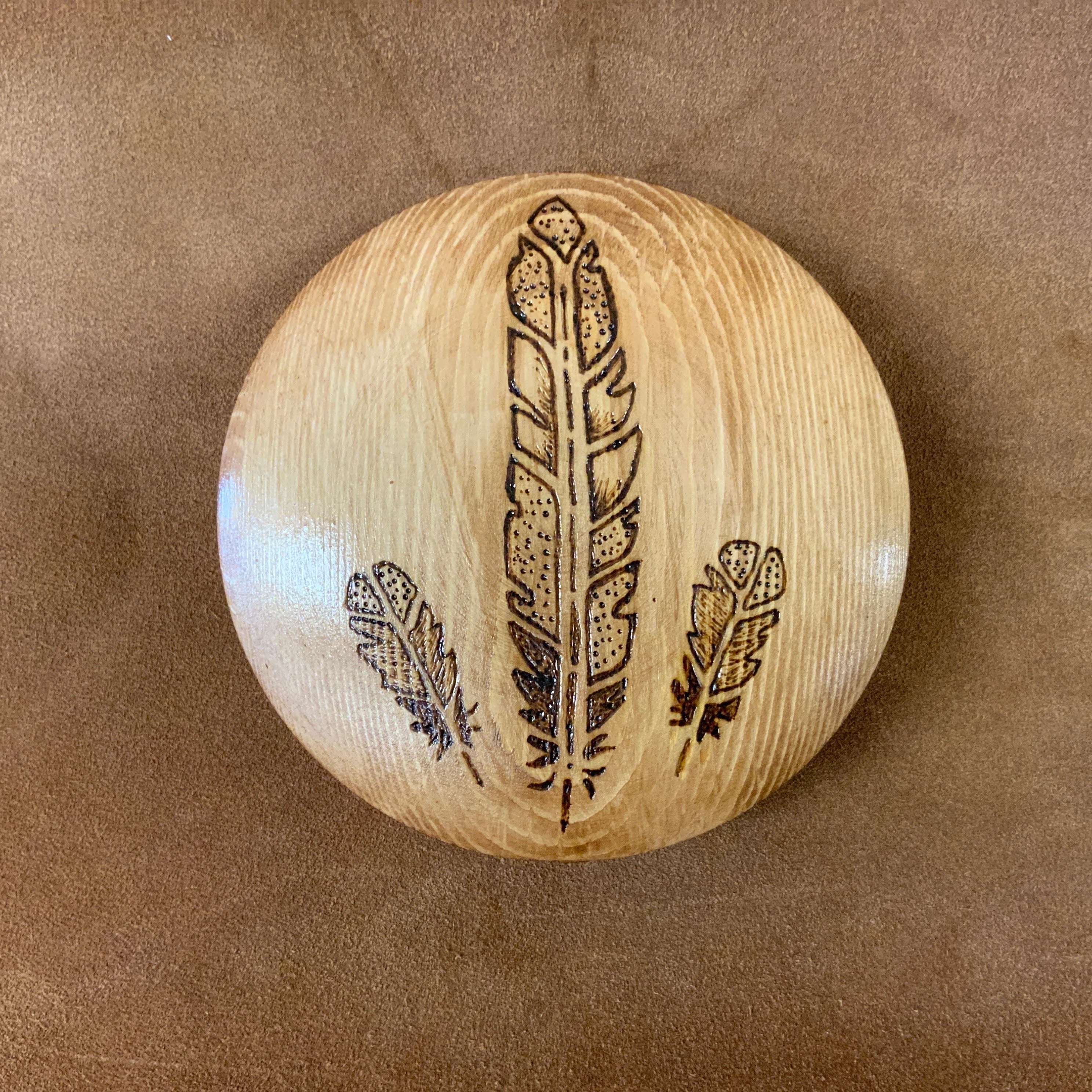 Native American Wood Bowl Handmade