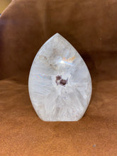 Clear quartz w/ pink amethyst druzy
