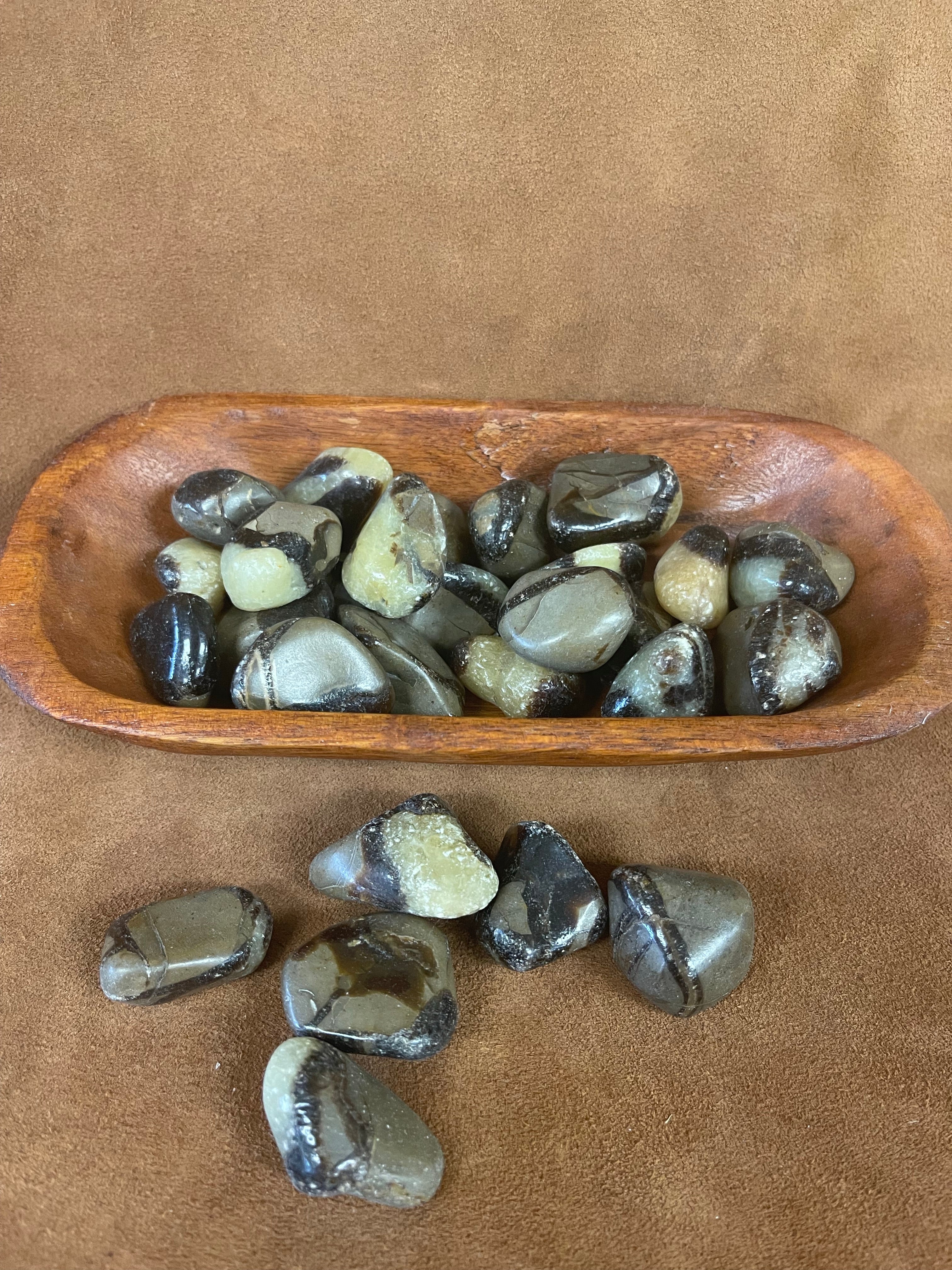 Septarian(dragon stone) tumbled stones