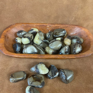 Septarian(dragon stone) tumbled stones