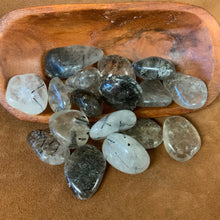 Tourmalated Quartz Tumbled Grade A