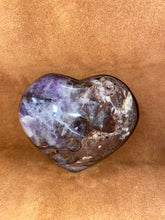 Large Puffy Amethyst Heart w/ Druzzy