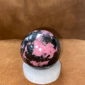Large Rhodonite Sphere