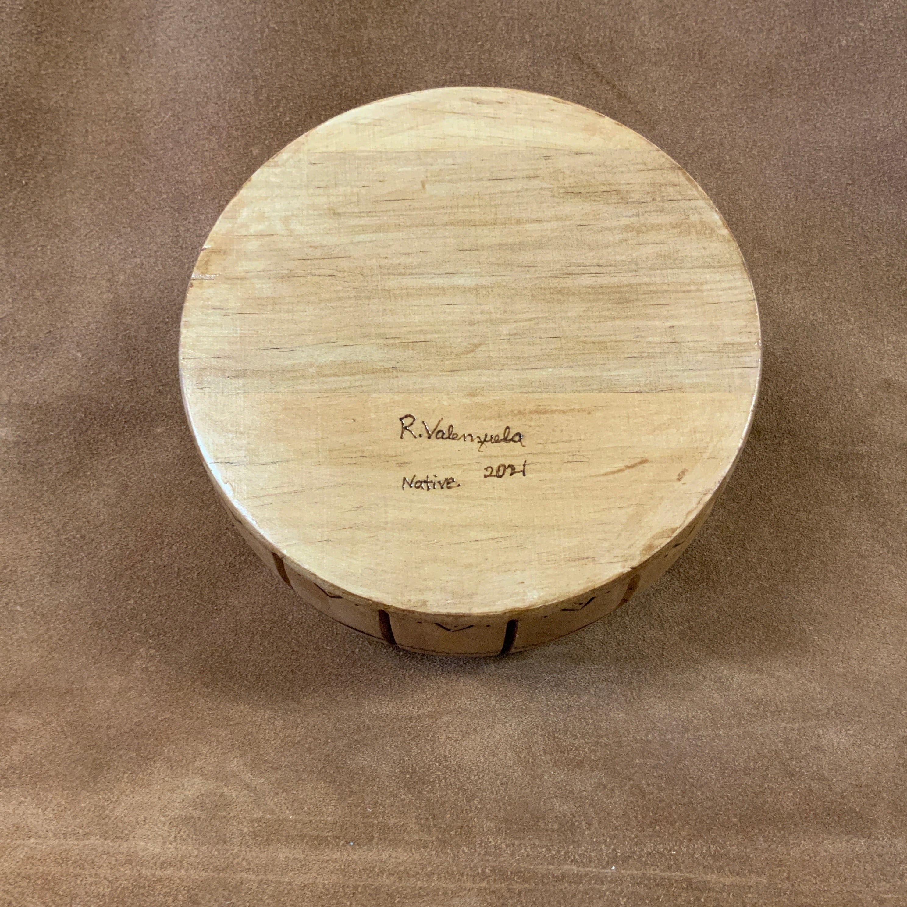 Native American Wood Bowl Handmade