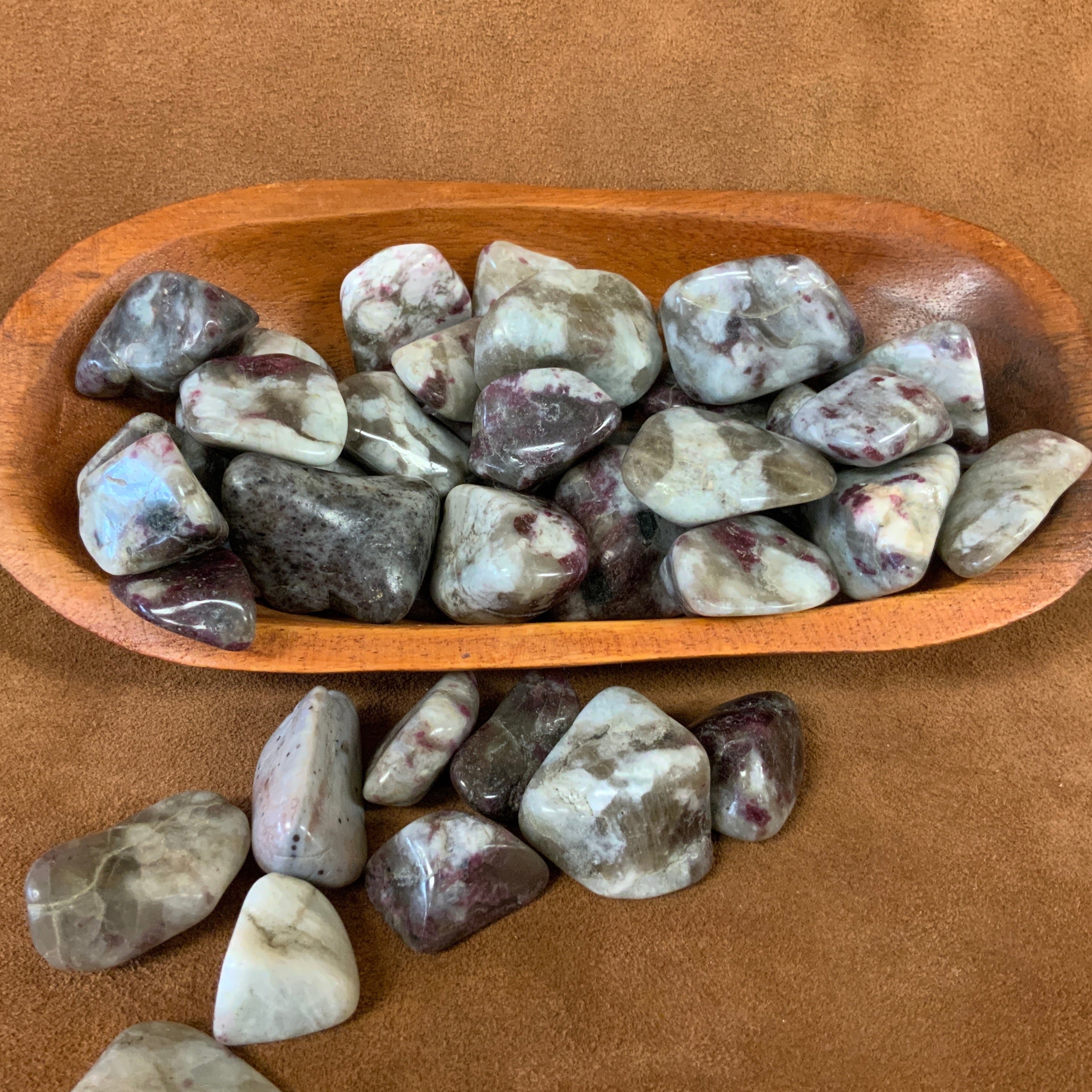 Ruby Tourmaline Tumbled LG