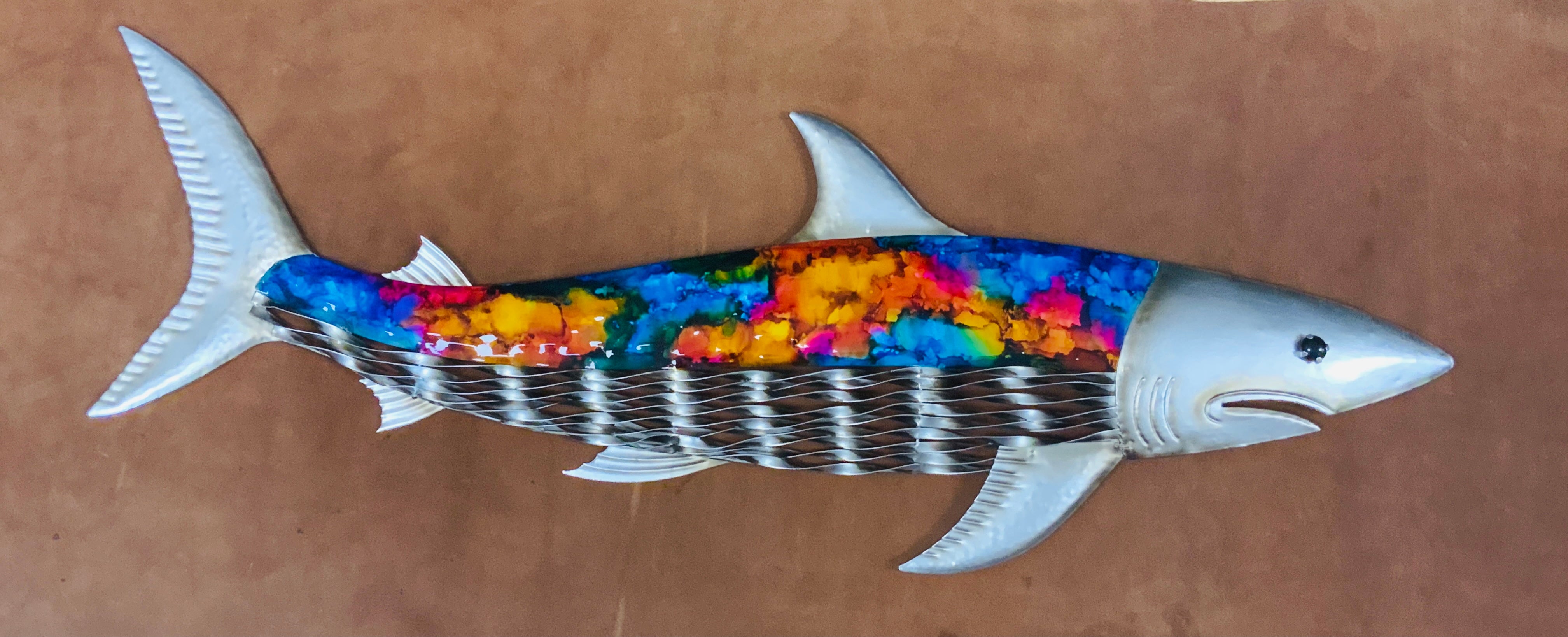 Colorful Shark Wall Art & Decor