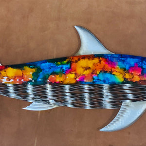 Colorful Shark Wall Art & Decor