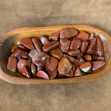 Red jasper tumbled stones
