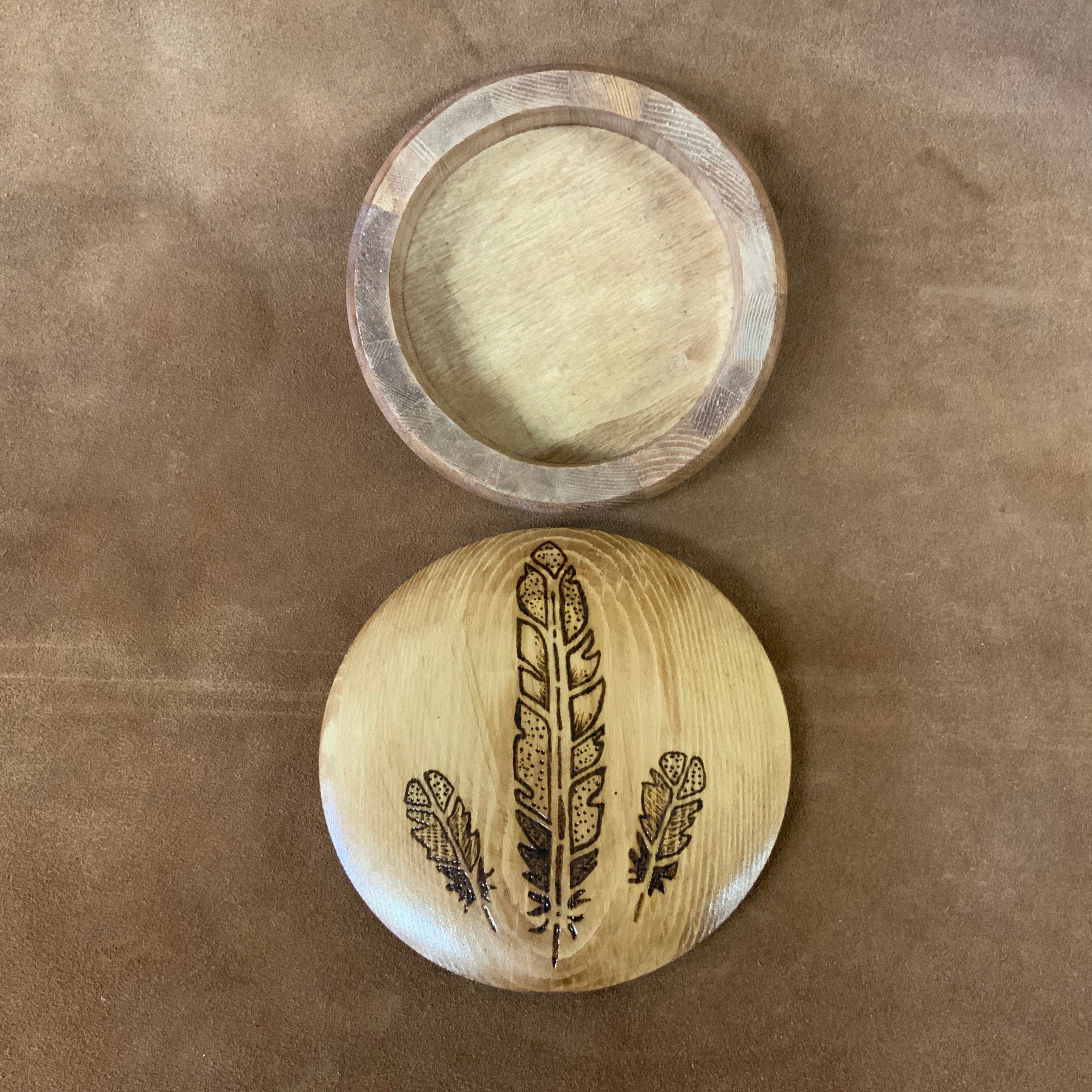 Native American Wood Bowl Handmade