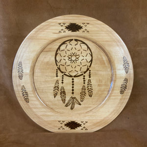 Native American Handmade Charger for Wall Hanging